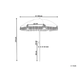 Beliani Marktscherm MONDELLO - Wit Polyester -Aerocover Verkoop 2024 dff05a737fc0474db99faa4fe261b43f 1