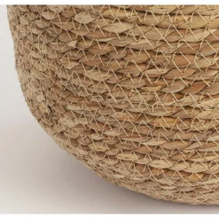 Merkloos Mica Decorations Bloempot - Rotan - Beige - Jute - 22 X 19 Cm -Aerocover Verkoop 2024 eaf09b16446b43e3807842f56186427e