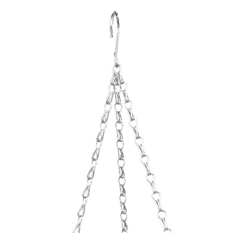 Plantenpot - Bruin - Rieten Mand - Hanging Basket - 31 Cm 2 Plantenpot - Bruin - Rieten Mand - Hanging Basket - 31 Cm - Afbeelding 2