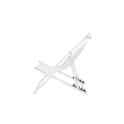 Beliani Tuinligstoel LOCRI - Wit Polyester, Aluminium -Aerocover Verkoop 2024 f8f61daa33e840139217c7173187f8c8