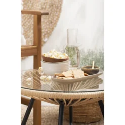 Le Sud Bijzettafel Monte Carlo - Naturel - Ø50x38 Cm -Aerocover Verkoop 2026 sf 50155128 1012